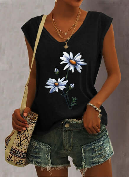 Women's Western-Style Tank Top — Casual Cowgirl-Inspired Essential