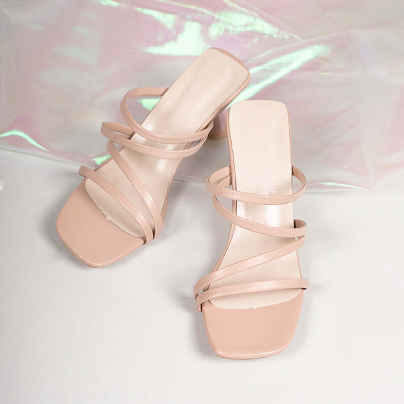 Sandalias de tacón de aguja para mujer de tallas grandes