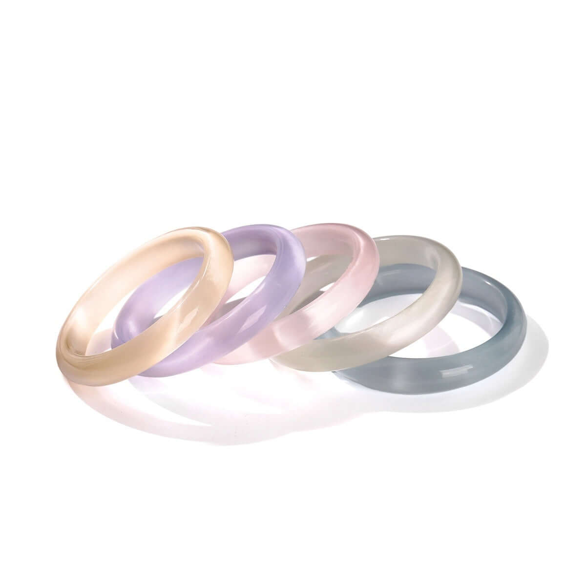 Pulsera ojo de gato, luz de luna blanca de alta calidad, efecto hielo
