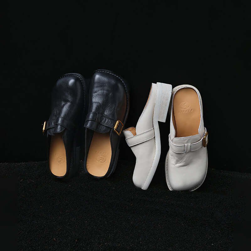 Ladies Block Heel Backless Shoes — Comfortable Stylish Everyday Footwear