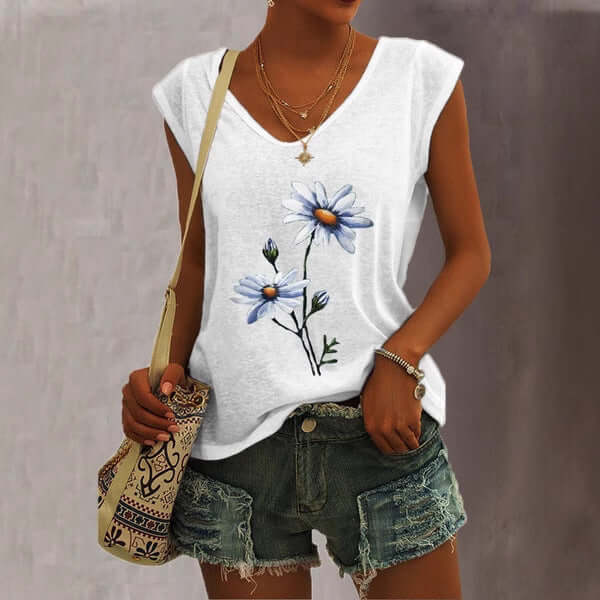 Women's Western-Style Tank Top — Casual Cowgirl-Inspired Essential