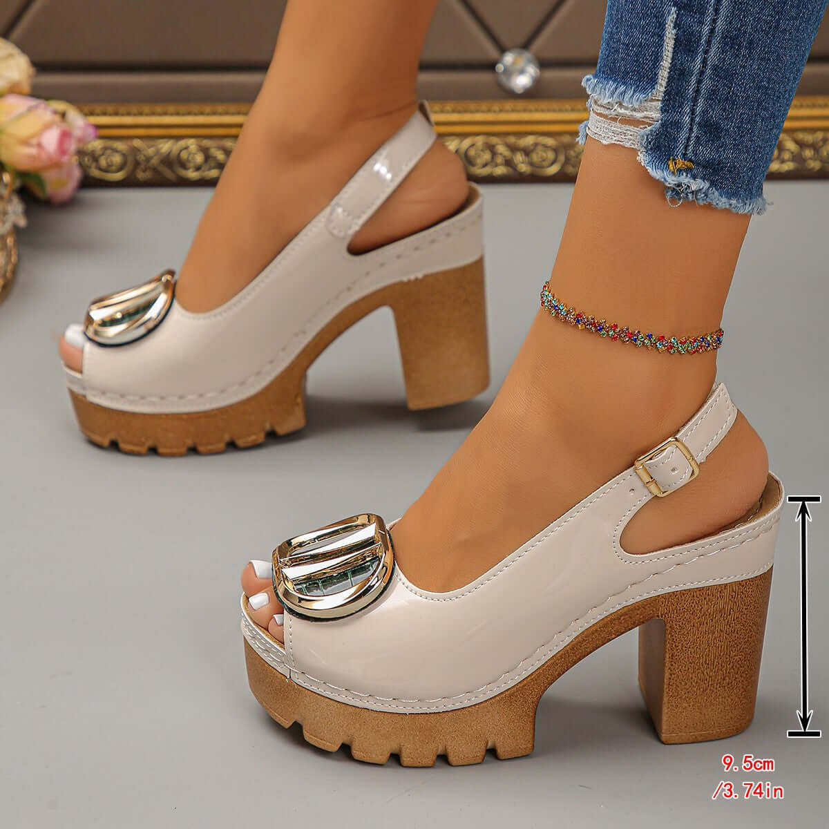 Sandalias de mujer con punta abierta — Calzado elegante y cómodo para clima cálido