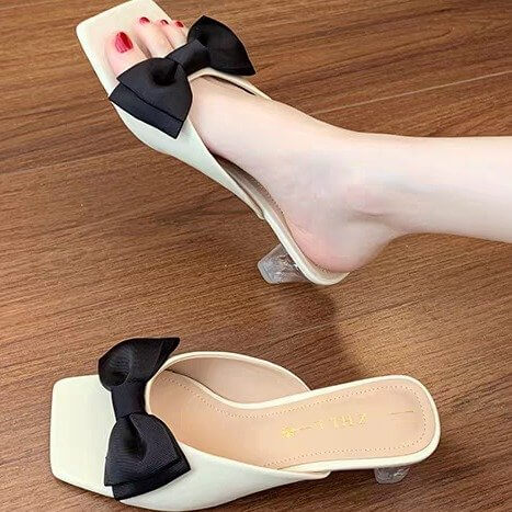 Women Butterfly bow slippers