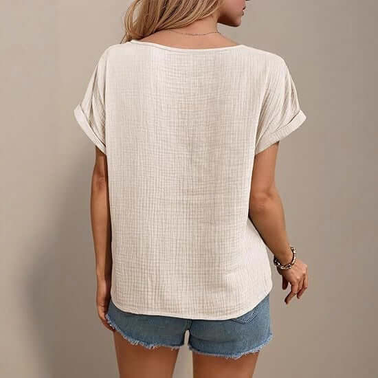 Ladies' short-sleeve T-shirts.