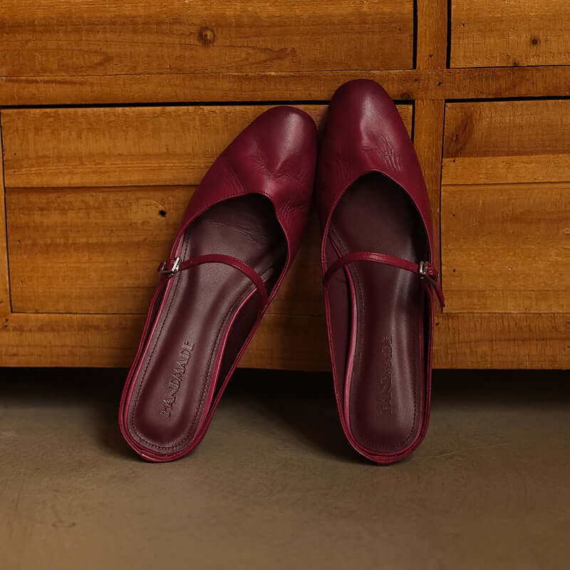 Ladies MaryJane open back shoes
