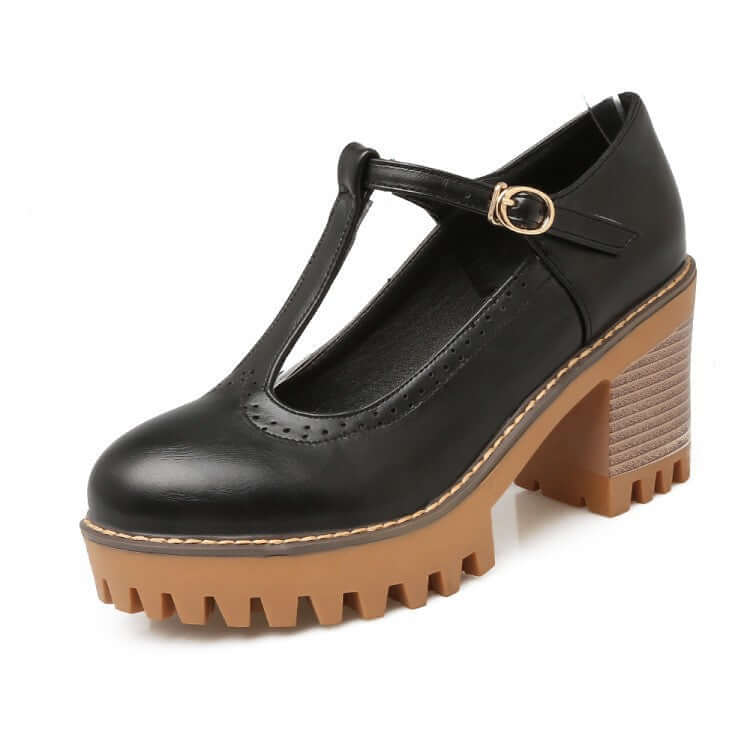 Women's Single Buckle Thick Sole Sandal — Comfortable Adjustable Style