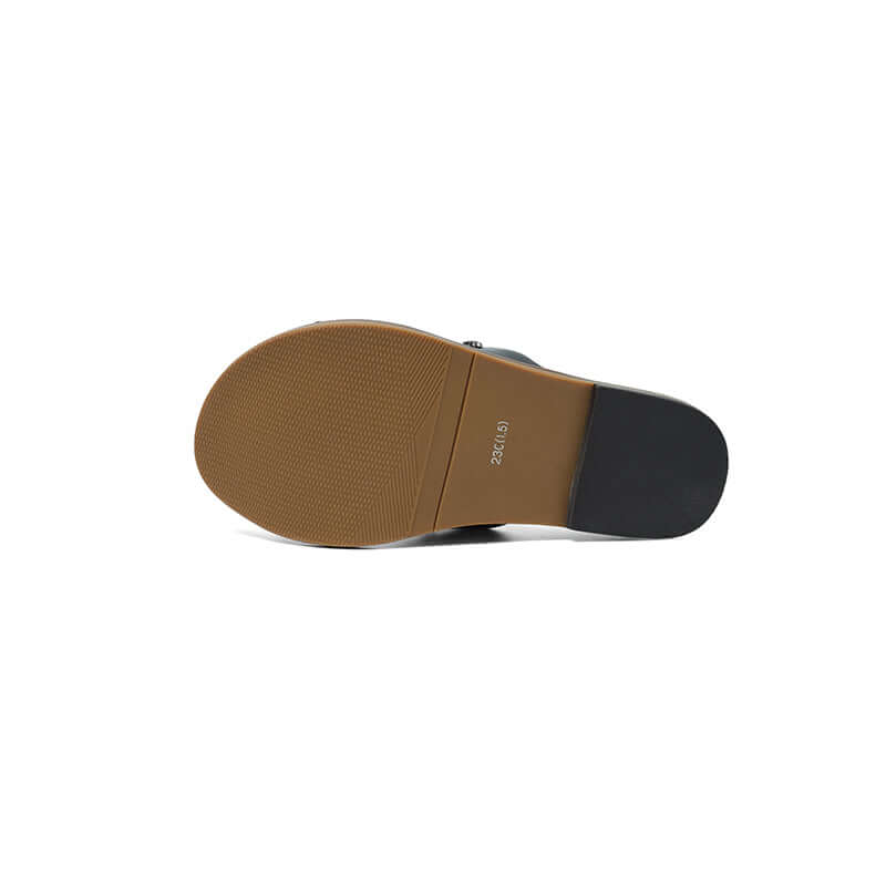 Sandalias de diapositiva con tachuelas para mujer