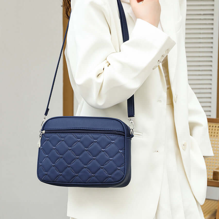 Bandolera para mujer — Bolso de diario elegante, ajustable y manos libres