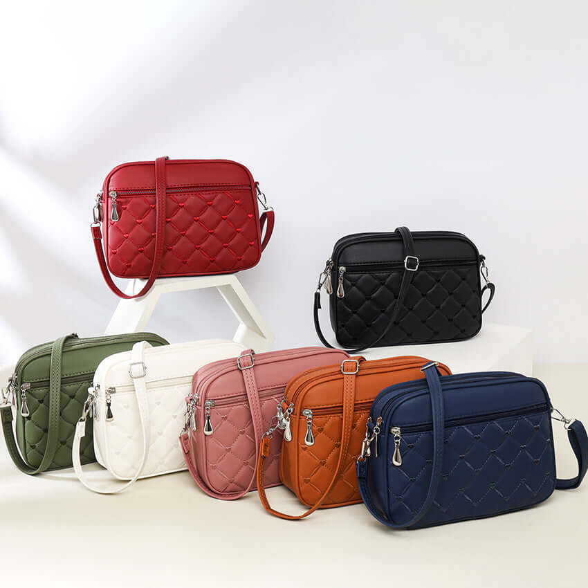 Bandolera para mujer — Bolso de diario elegante, ajustable y manos libres