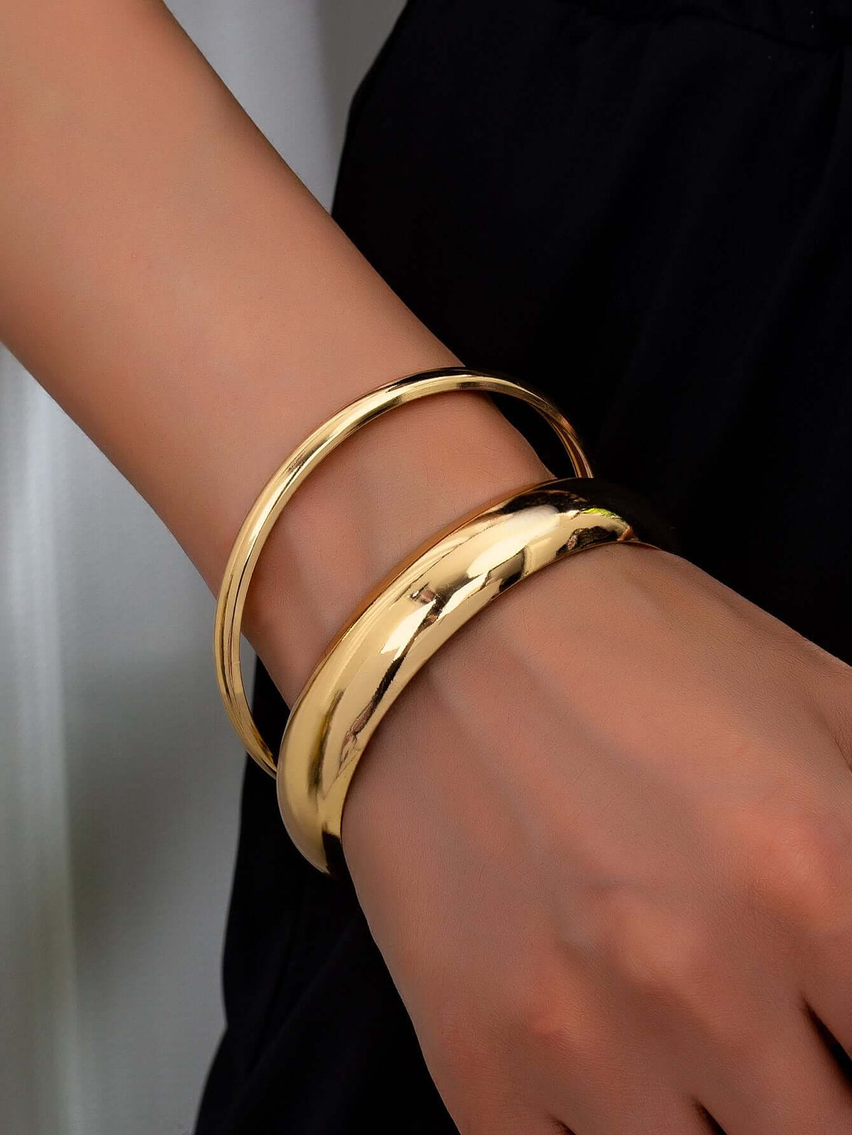 Pulsera de alto brillo tradicional exagerada