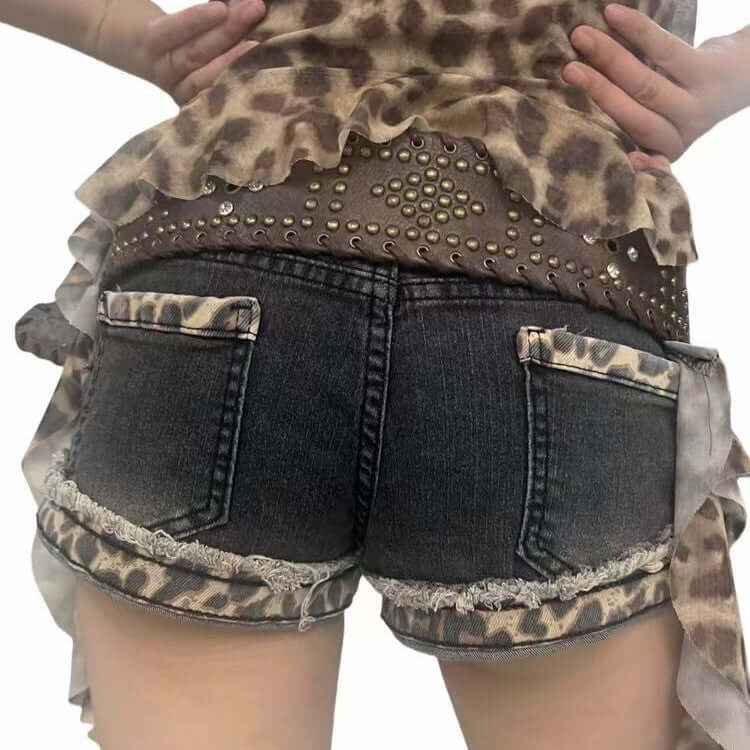 Cinturón largo estilo punk picante para mujer — Accesorio atrevido