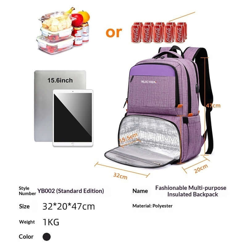 Mochila térmica para mujer — Bolso elegante y funcional para el día a día