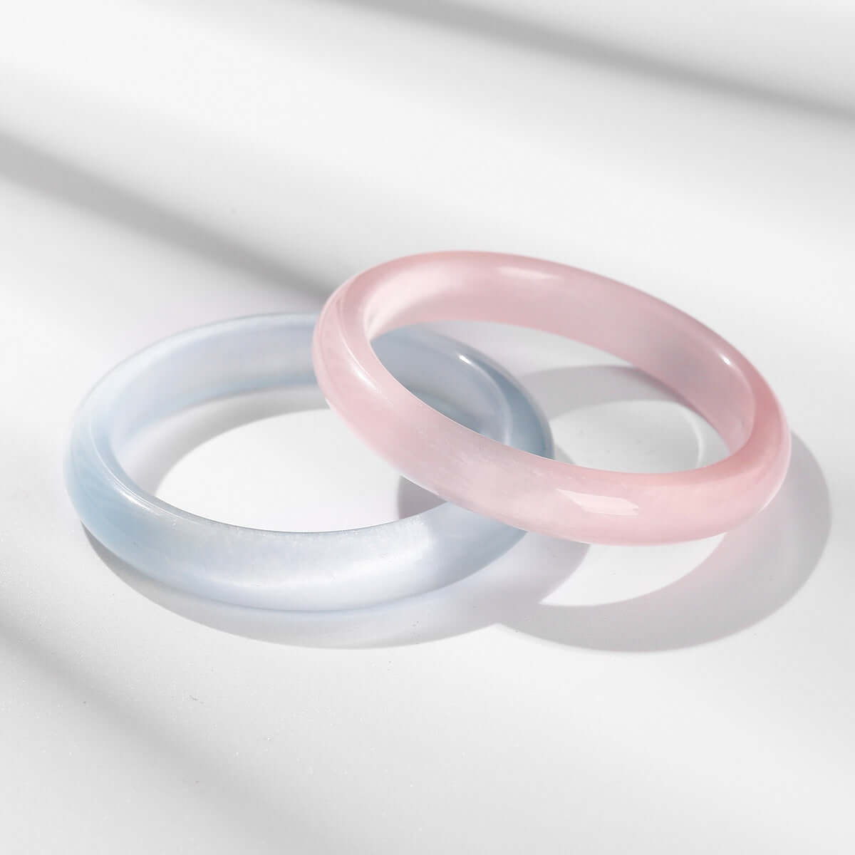 Pulsera ojo de gato, luz de luna blanca de alta calidad, efecto hielo