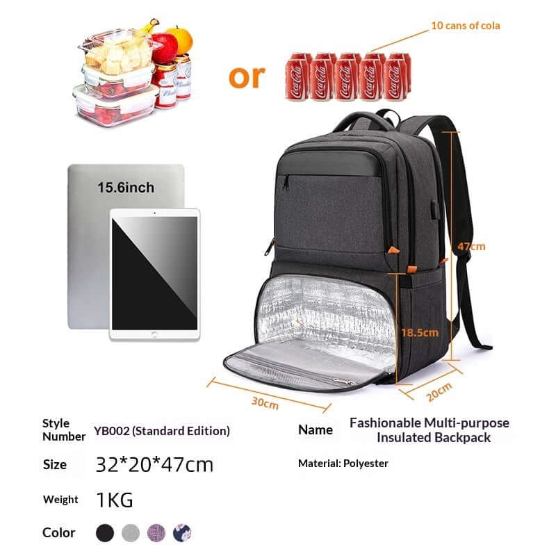 Mochila térmica para mujer — Bolso elegante y funcional para el día a día