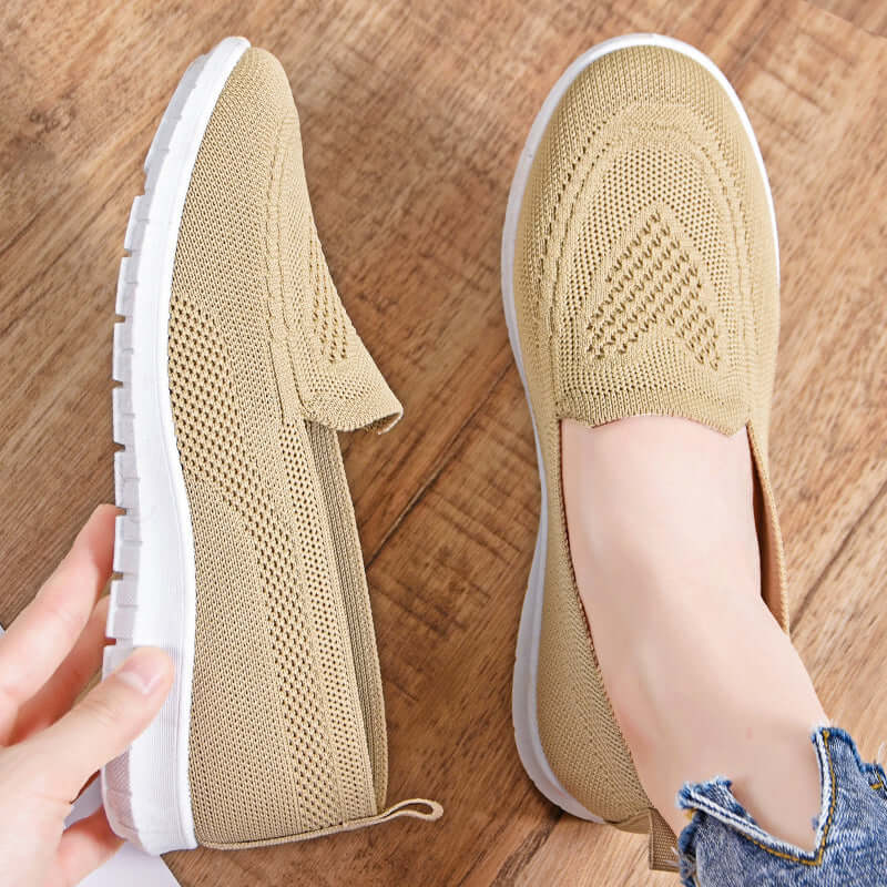 Zapatos planos informales transpirables para mujer