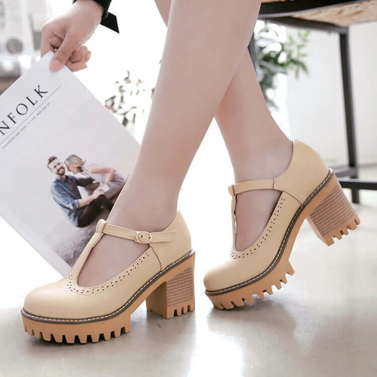 Women's Single Buckle Thick Sole Sandal — Comfortable Adjustable Style