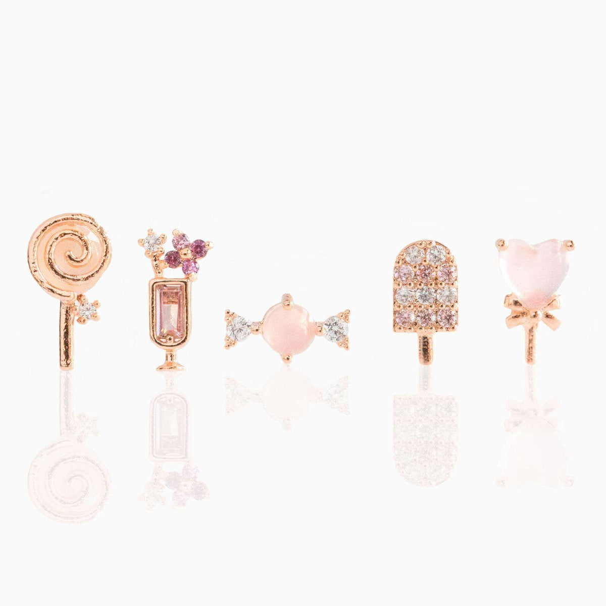 Summer Ice Cream Earrings Set