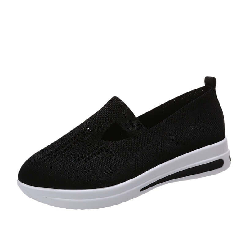 Flat Platform Wedge Casual Sneakers with thick sole