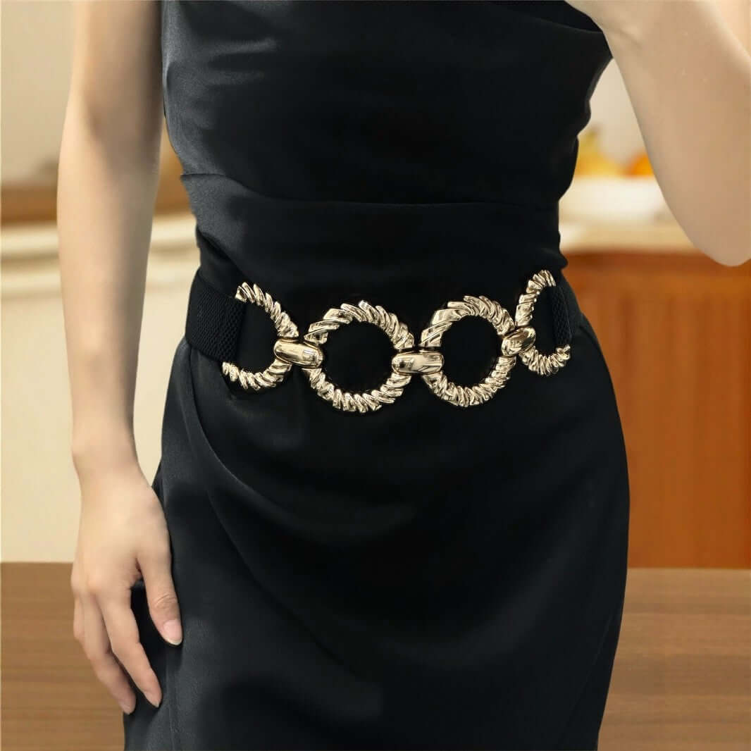 Decorative Geometric Chain Belt