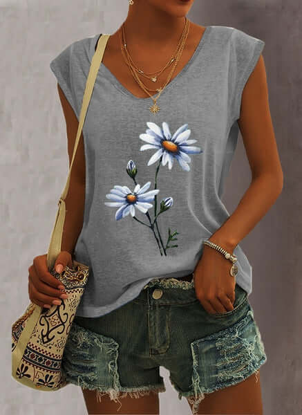 Women's Western-Style Tank Top — Casual Cowgirl-Inspired Essential