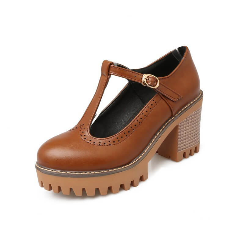 Women's Single Buckle Thick Sole Sandal — Comfortable Adjustable Style
