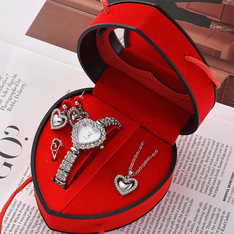 Dual-Drainage Watch In A Heart-Shaped Gift Box