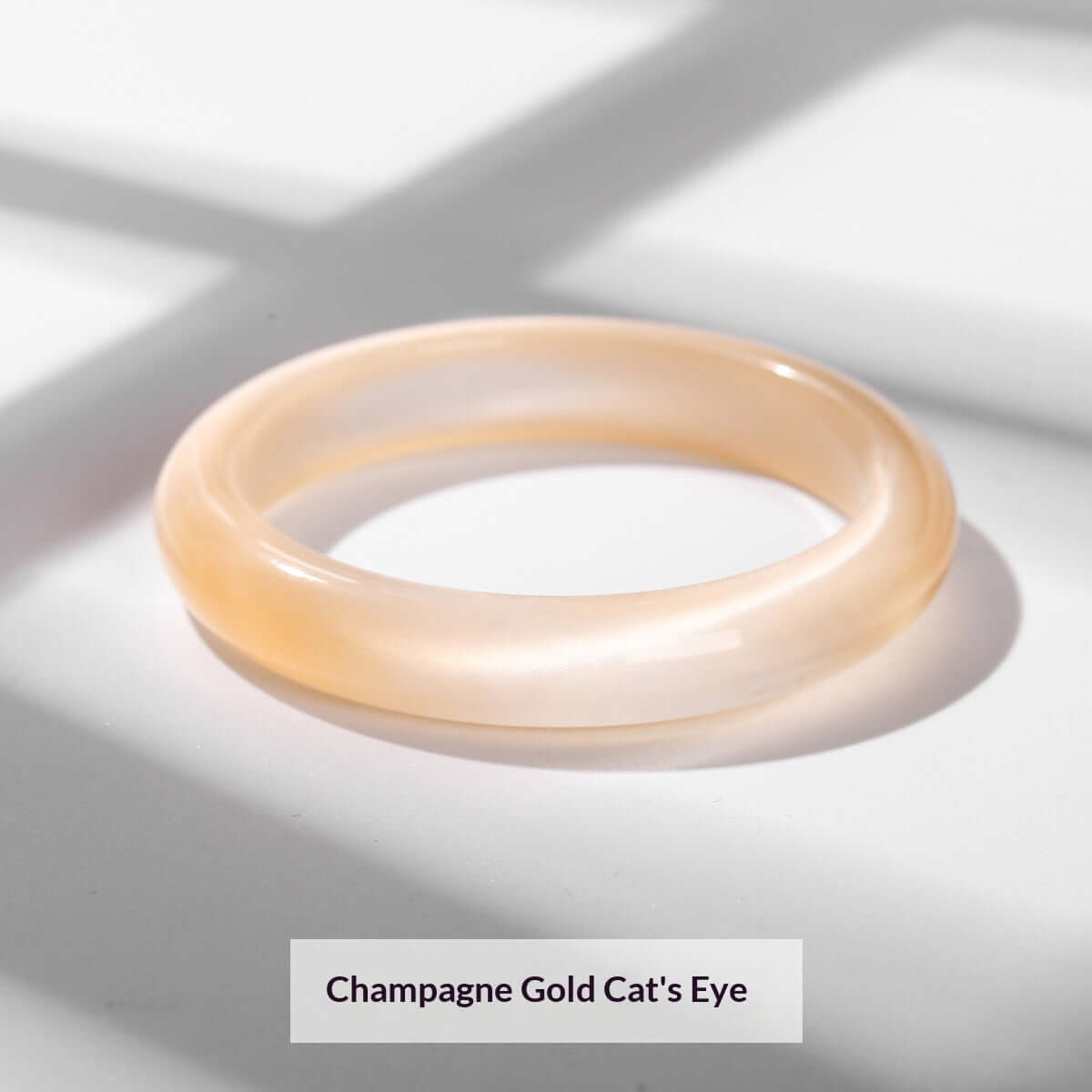 Pulsera ojo de gato, luz de luna blanca de alta calidad, efecto hielo