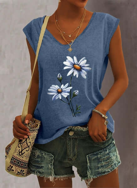 Women's Western-Style Tank Top — Casual Cowgirl-Inspired Essential
