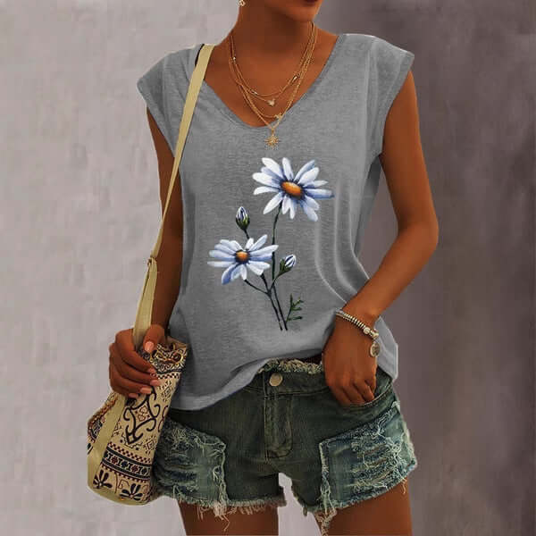 Women's Western-Style Tank Top — Casual Cowgirl-Inspired Essential